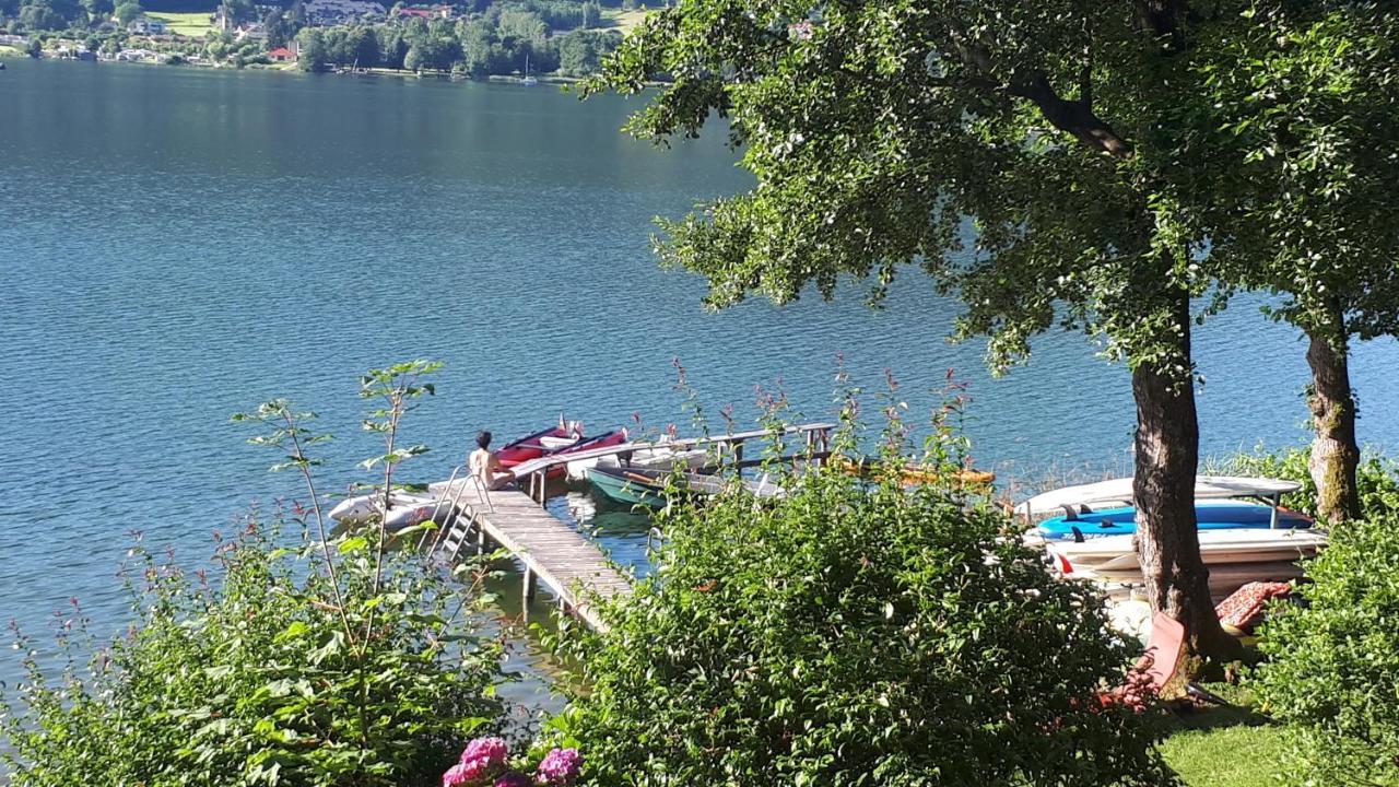 Anna Seeblick Appartement, Haus Haensel&Gretel Am Ossiachersee Mit Direktem Seezugang, Hallenbad بودينسدورف المظهر الخارجي الصورة