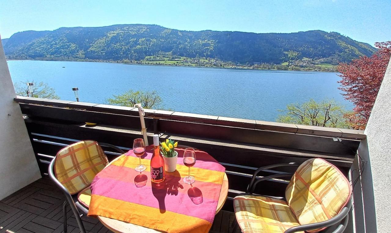 Anna Seeblick Appartement, Haus Haensel&Gretel Am Ossiachersee Mit Direktem Seezugang, Hallenbad بودينسدورف المظهر الخارجي الصورة