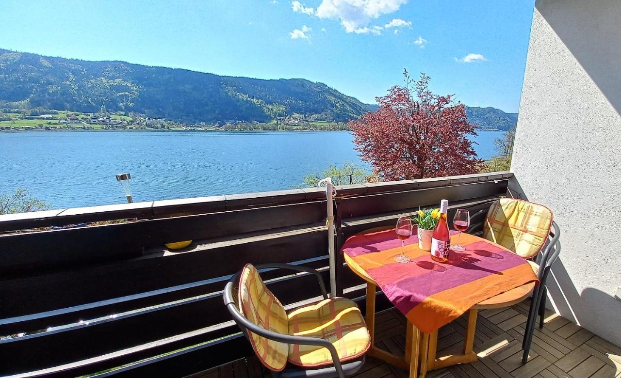 Anna Seeblick Appartement, Haus Haensel&Gretel Am Ossiachersee Mit Direktem Seezugang, Hallenbad بودينسدورف المظهر الخارجي الصورة