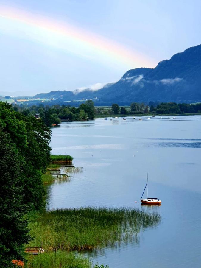 Anna Seeblick Appartement, Haus Haensel&Gretel Am Ossiachersee Mit Direktem Seezugang, Hallenbad بودينسدورف المظهر الخارجي الصورة