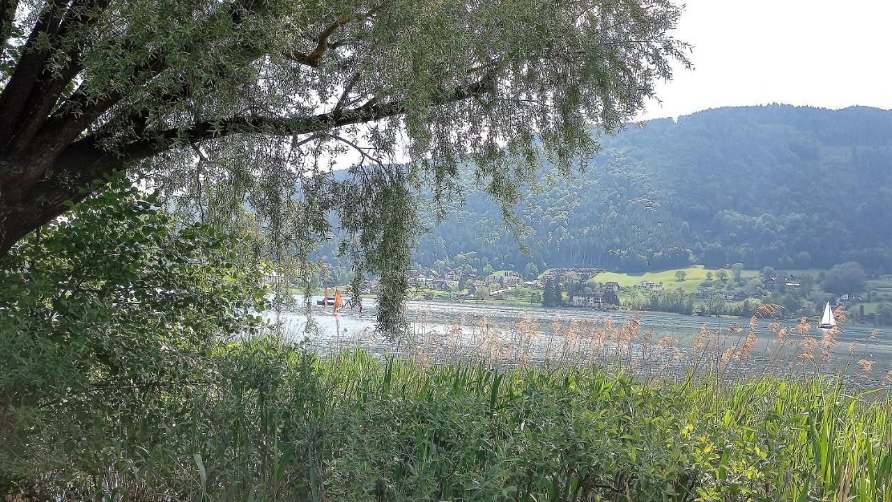 Anna Seeblick Appartement, Haus Haensel&Gretel Am Ossiachersee Mit Direktem Seezugang, Hallenbad بودينسدورف المظهر الخارجي الصورة