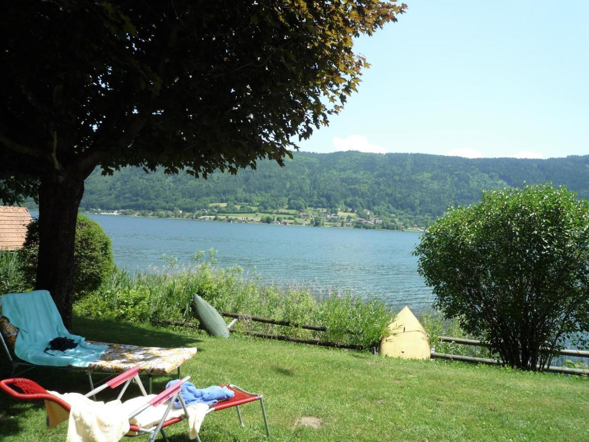 Anna Seeblick Appartement, Haus Haensel&Gretel Am Ossiachersee Mit Direktem Seezugang, Hallenbad بودينسدورف المظهر الخارجي الصورة