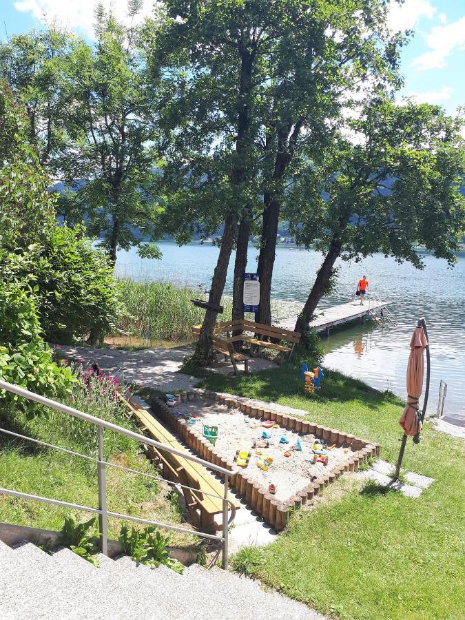 Anna Seeblick Appartement, Haus Haensel&Gretel Am Ossiachersee Mit Direktem Seezugang, Hallenbad بودينسدورف المظهر الخارجي الصورة