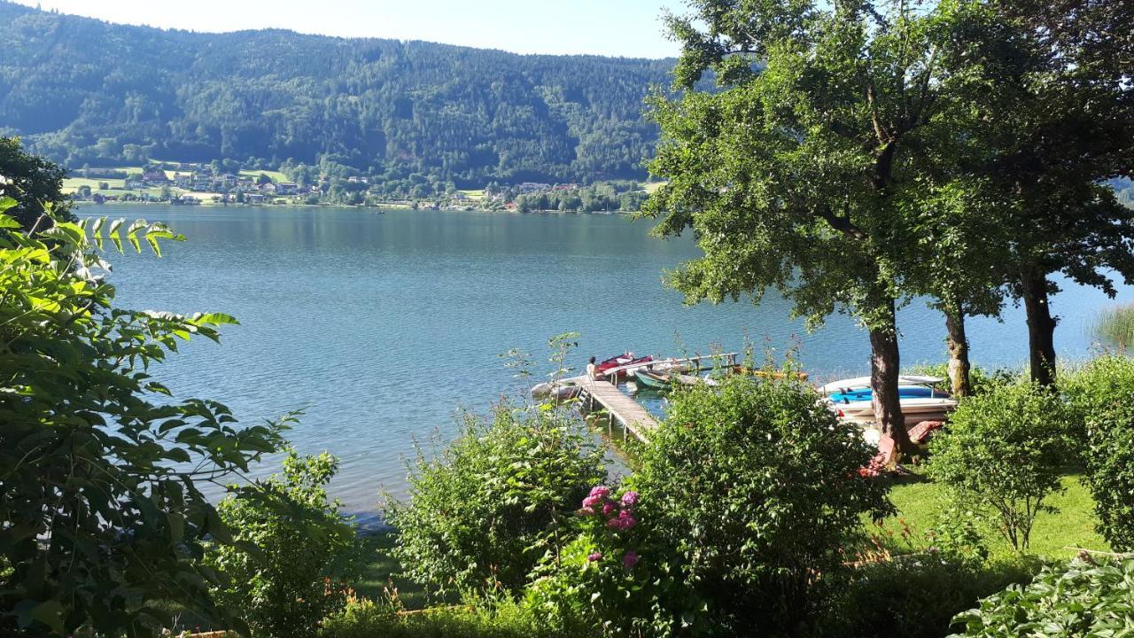 Anna Seeblick Appartement, Haus Haensel&Gretel Am Ossiachersee Mit Direktem Seezugang, Hallenbad بودينسدورف المظهر الخارجي الصورة